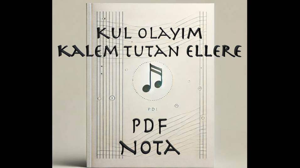 Kul Olayım Kalem Tutan Ellere - Nota