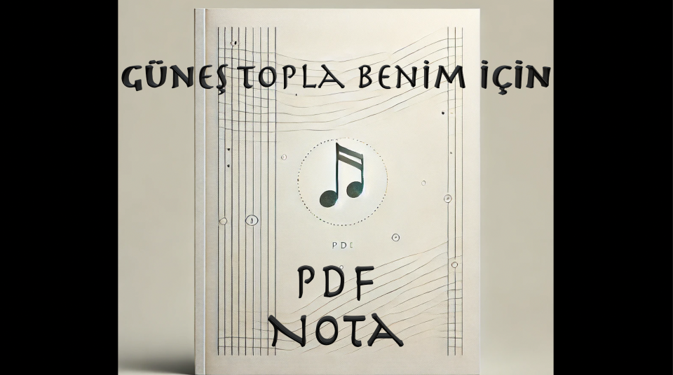 Güneş Topla Benim İçin - Nota