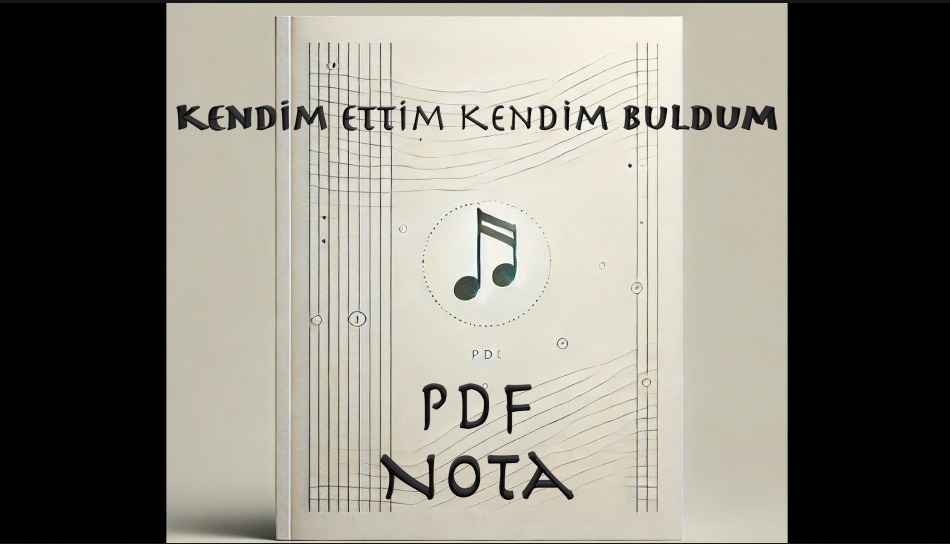 Kendim Ettim Kendim Buldum - Nota
