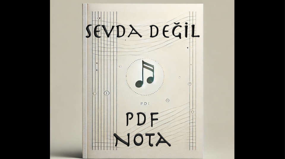 Sevda Değil - Nota