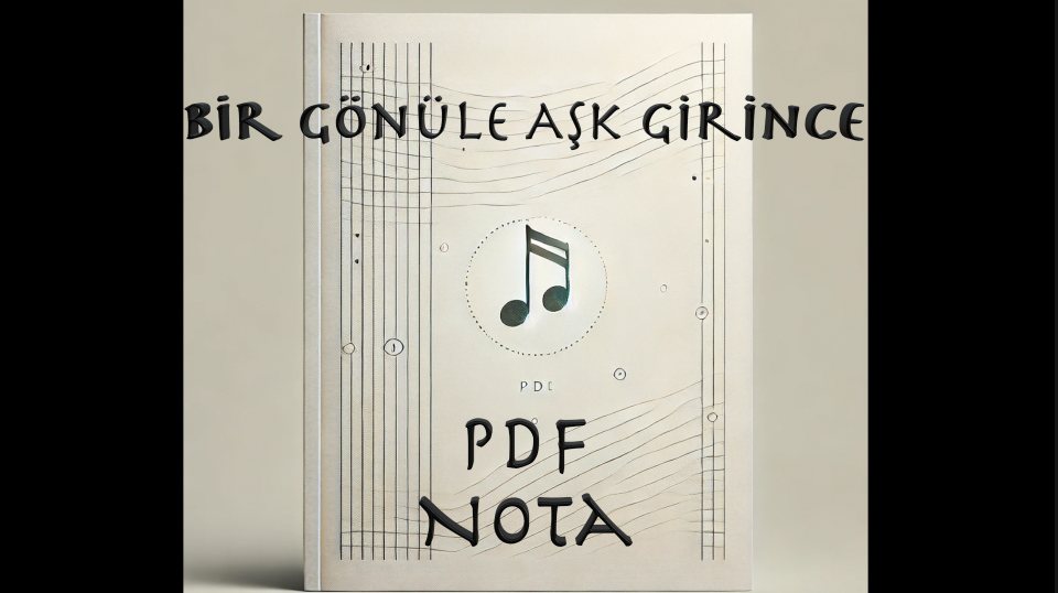 Bir Gönüle Aşk Girince - Nota