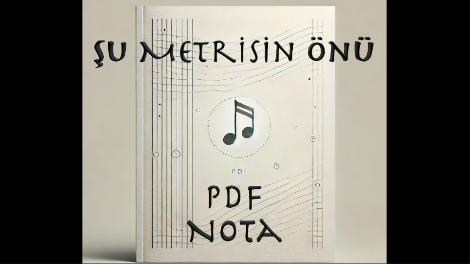 Şu Metrisin Önü - Nota