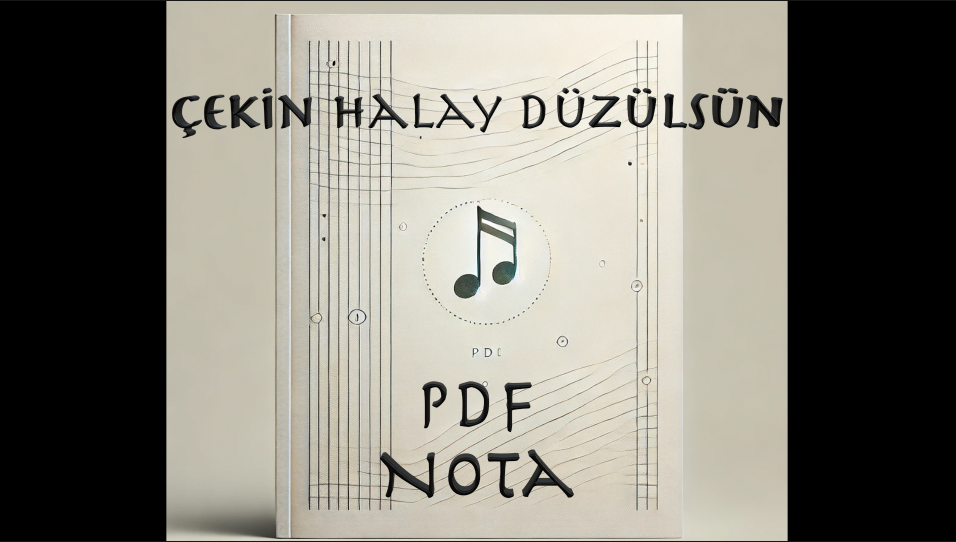 Çekin Halay Düzülsün - Nota