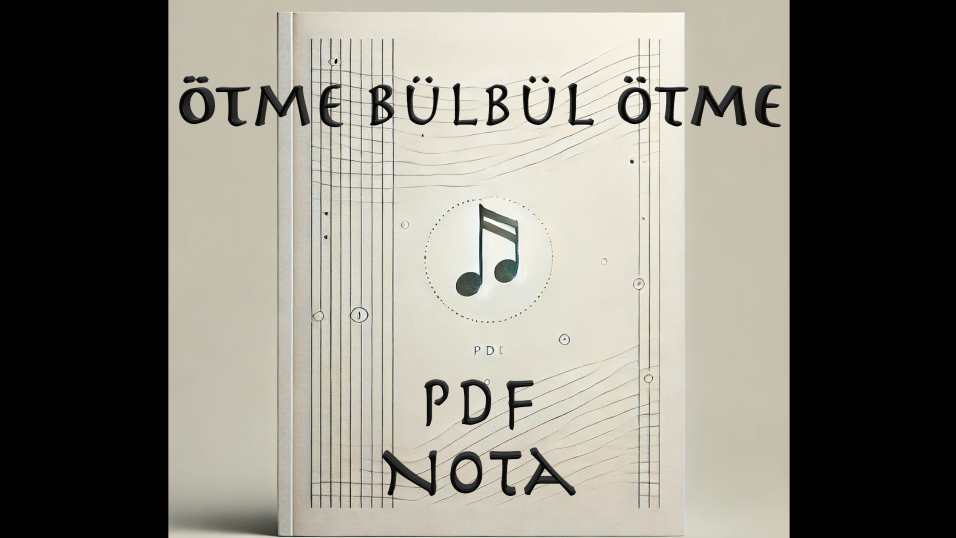 Ötme Bülbül Ötme - Nota