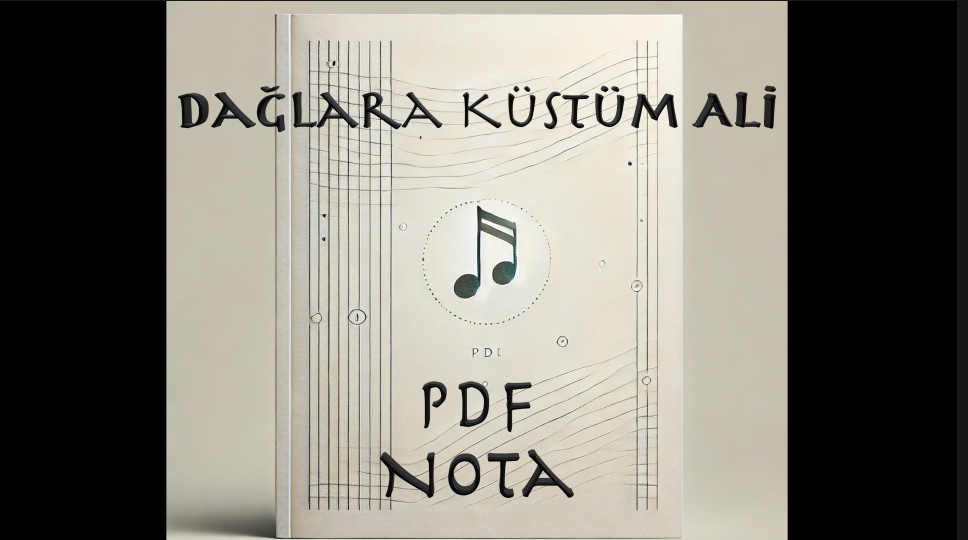 Dağlara Küstüm Ali - Nota