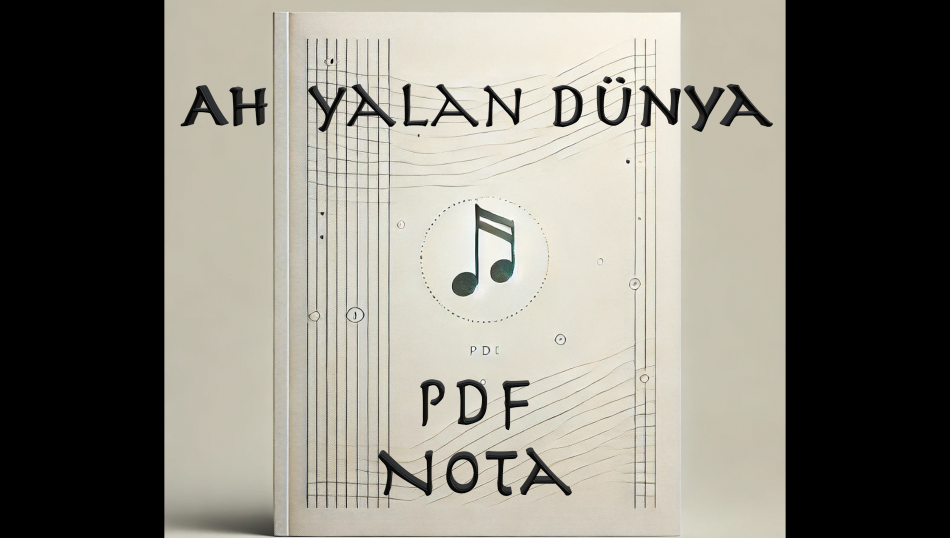 Ah Yalan Dünya - Nota