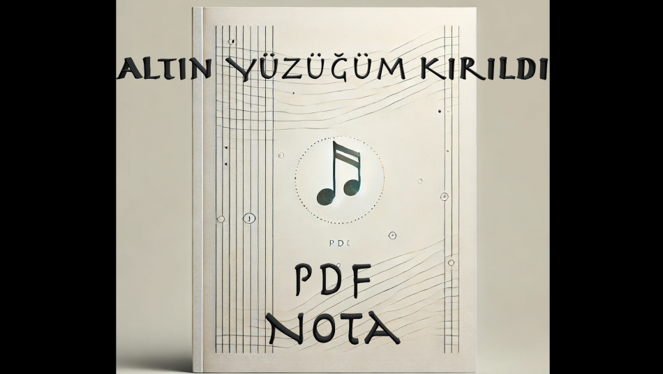 Altın Yüzüğüm Kırıldı - Nota