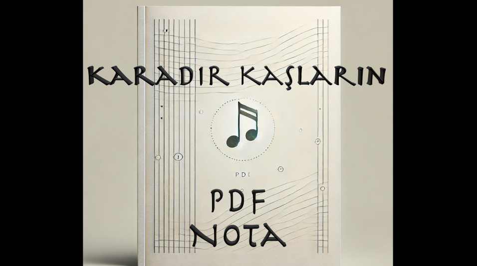 Karadır Kaşların - Nota