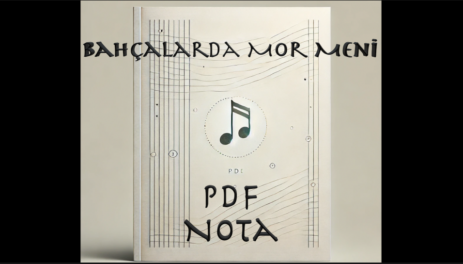 Bahçalarda Mor Meni - Nota