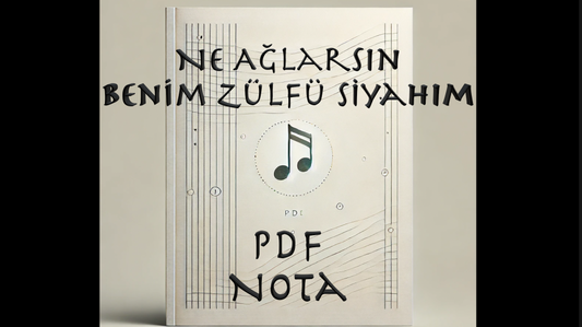 Ne Ağlarsın Benim Zülfü Siyahım - Nota
